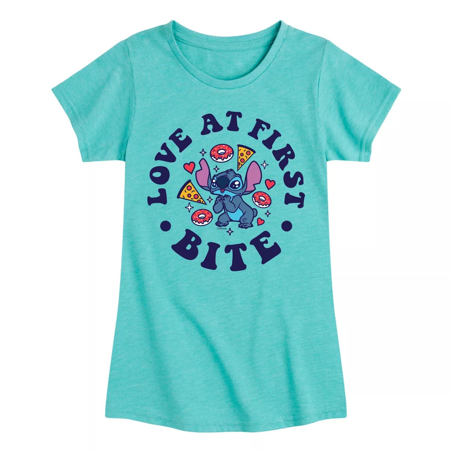 Футболка с рисунком Love Bite для девочек 7–16 лет Disney's Lilo & Stitch Licensed Character 
Футболка с рисунком Love Bite для девочек 7–16 лет Disney's Lilo & Stitch Licensed Character