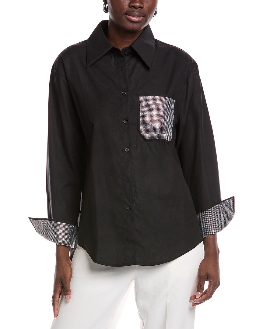 Грейша С стразами карманная рубашка Gracia, черный
Грейша С стразами карманная рубашка Gracia, черный