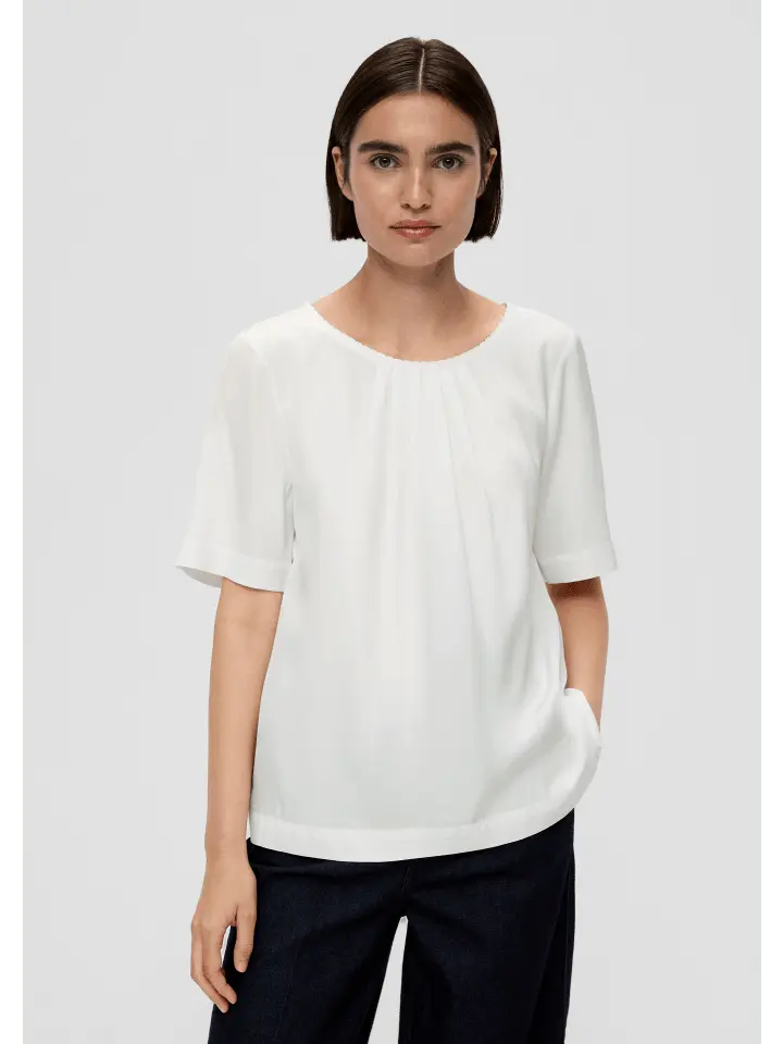 Блуза sOliver BLACK LABEL kurzarm, кремовый
Блуза sOliver BLACK LABEL kurzarm, кремовый