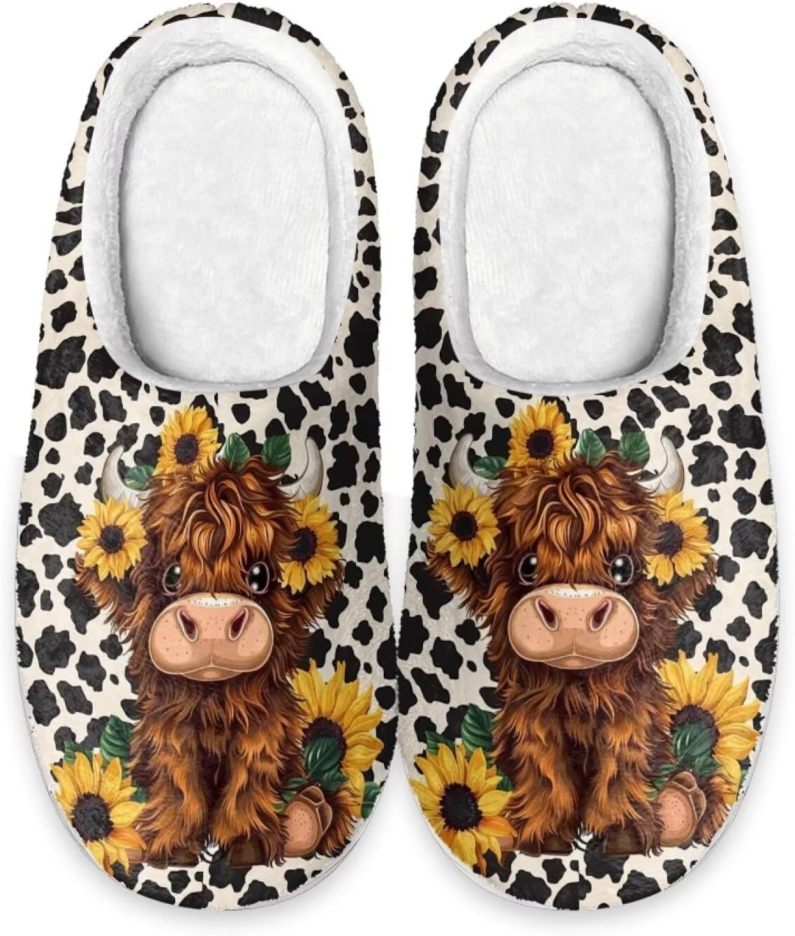 Тапочки Xpyiqun для мужчин и женщин, зимние теплые домашние тапочки, нескользящие, мягкие и уютные, Highland Cow Sunflower Cow Print
Тапочки Xpyiqun для мужчин и женщин, зимние теплые домашние тапочки, нескользящие, мягкие и уютные, Highland Cow Sunflower Cow Print