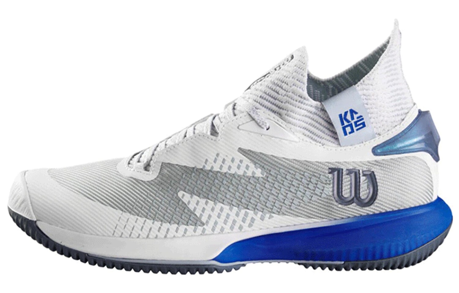 Теннисные туфли мужские среднего размера белые/синие Wilson
Теннисные туфли мужские среднего размера белые/синие Wilson