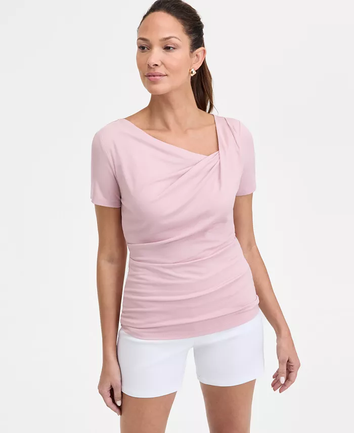 Женская блузка с асимметричным вырезом I.N.C. International Concepts, розовый
Женская блузка с асимметричным вырезом I.N.C. International Concepts, розовый