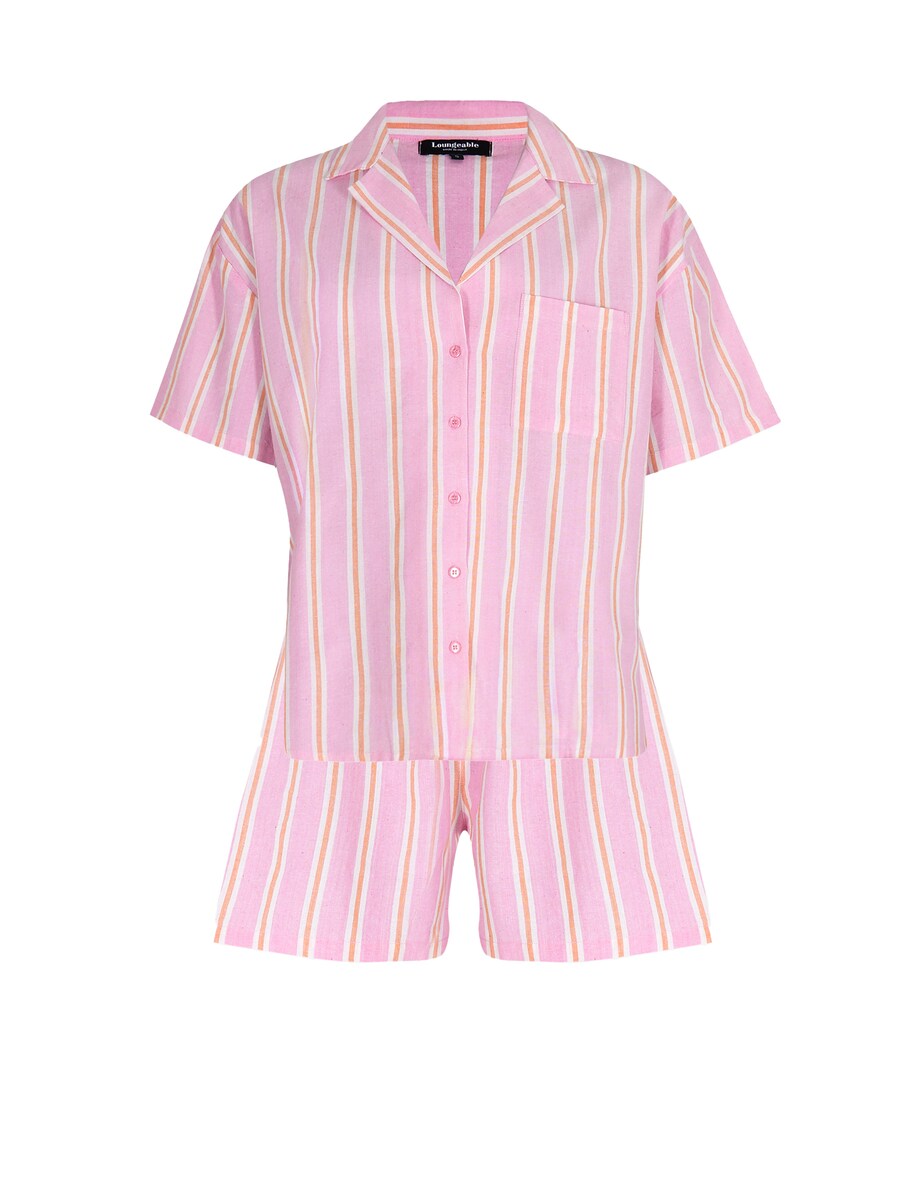 Короткий пижамный комплект Loungeable, розовый
Короткий пижамный комплект Loungeable, розовый