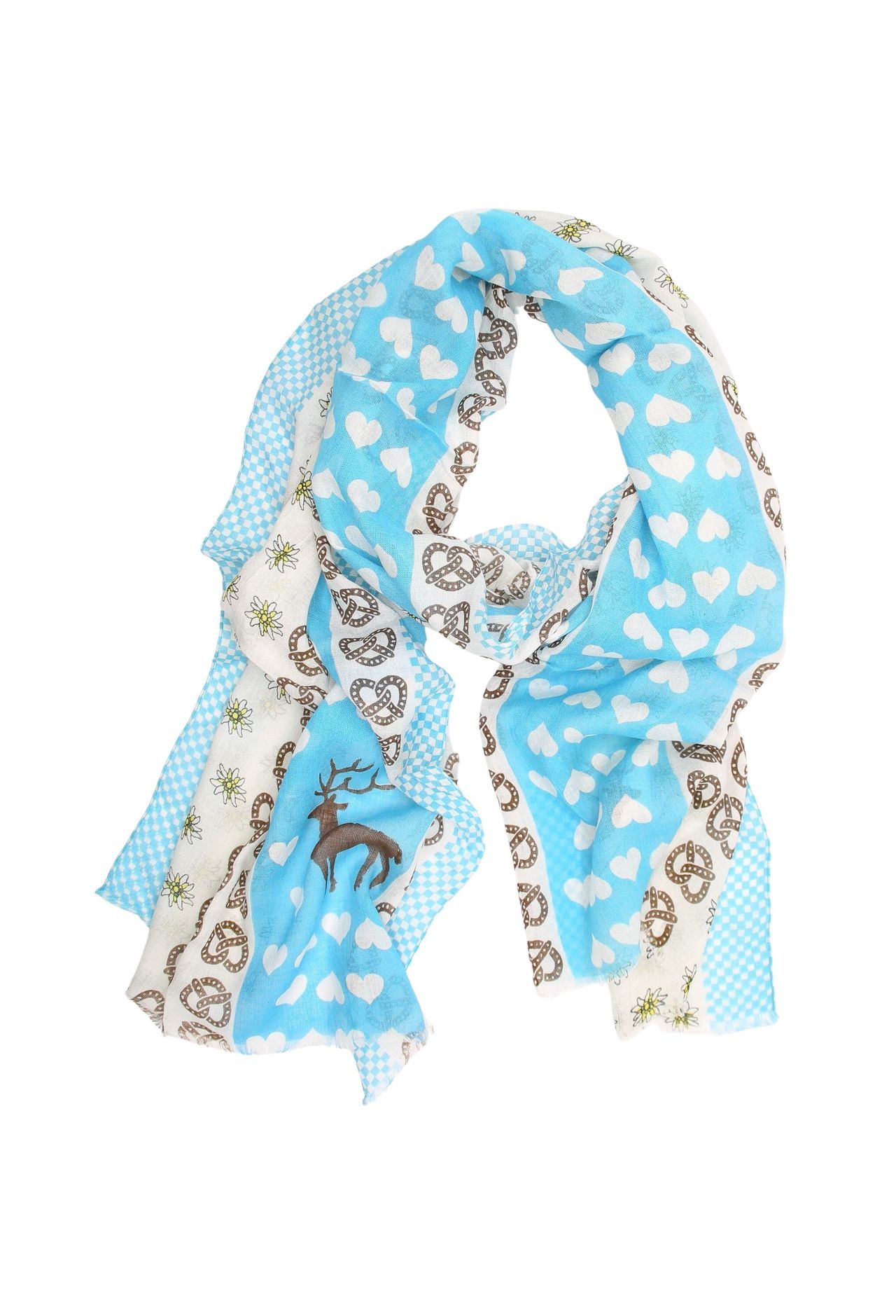 Традиционный шарф Herzerl с цветами, крендельками и оленями Allgäu Rebell, бирюзовый
Традиционный шарф Herzerl с цветами, крендельками и оленями Allgäu Rebell, бирюзовый