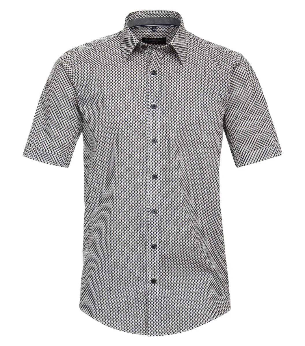 Рубашка CASAMODA с короткими рукавами "Повседневная рубашка CASAMODA с короткими рукавами и принтом ", синий
Рубашка CASAMODA с короткими рукавами "Повседневная рубашка CASAMODA с короткими рукавами и принтом ", синий