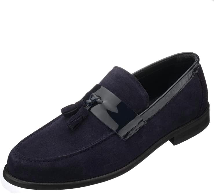 Мужские лоферы DALGALA из настоящей замши синие, ручная работа, большой размер, с кисточками, повседневная обувь без шнурков
Мужские лоферы DALGALA из настоящей замши синие, ручная работа, большой размер, с кисточками, повседневная обувь без шнурков