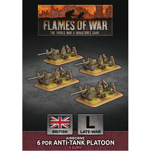 Фигурки Flames Of War: Airborne 6 Pdr Anti-Tank Platoon (X4 Plastic)
Фигурки Flames Of War: Airborne 6 Pdr Anti-Tank Platoon (X4 Plastic)