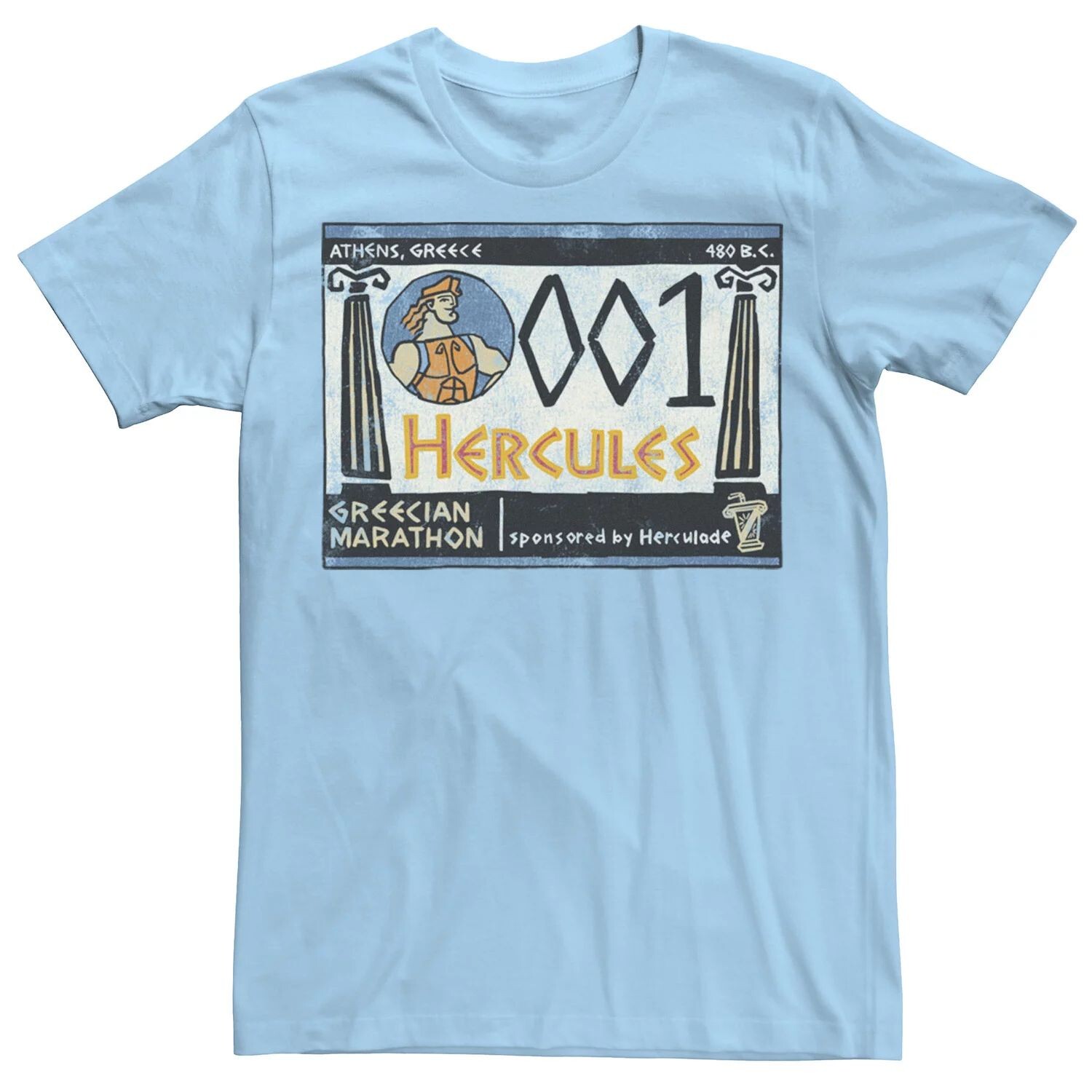 Мужская футболка с плакатом Hercules Grecian Marathon Disney 
Мужская футболка с плакатом Hercules Grecian Marathon Disney