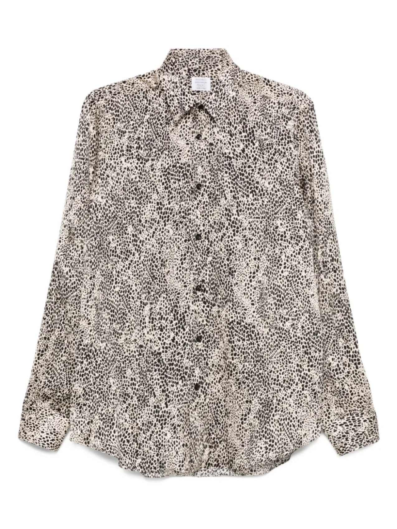 Шелковая рубашка с принтом Mazzarelli, нейтральный
Шелковая рубашка с принтом Mazzarelli, нейтральный