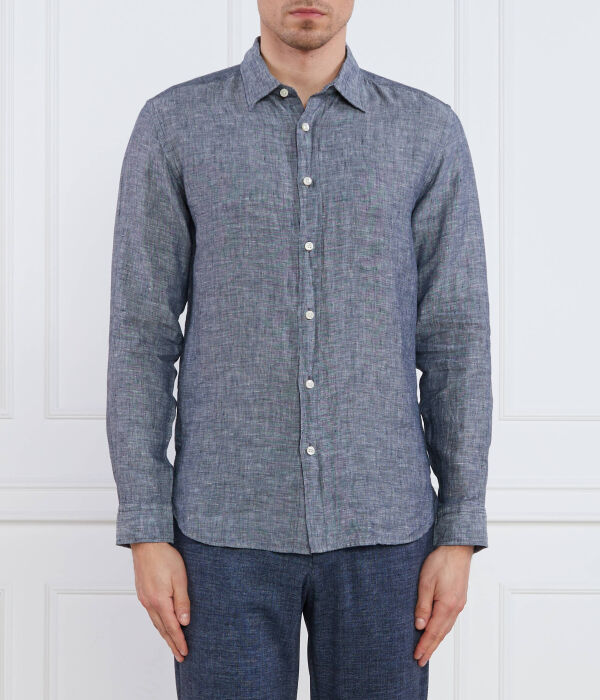 Рубашка мужская Boss льняная, синий
Рубашка мужская Boss льняная, синий