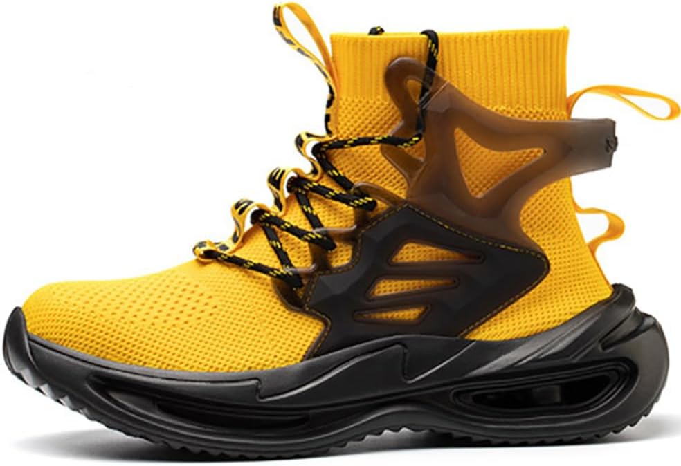 Lmprock Унисекс Дышащие защитные ботинки с стальным носком, проколостойкие, для промышленной работы, противоскользящие, легкие, строительные, неразрушимые, защитная обувь, желтый
Lmprock Унисекс Дышащие защитные ботинки с стальным носком, проколостойкие, для промышленной работы, противоскользящие, легкие, строительные, неразрушимые, защитная обувь, желтый