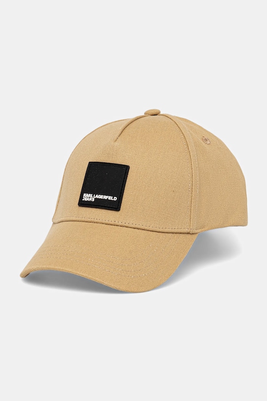 Хлопковая бейсболка Karl Lagerfeld Jeans, бежевый
Хлопковая бейсболка Karl Lagerfeld Jeans, бежевый