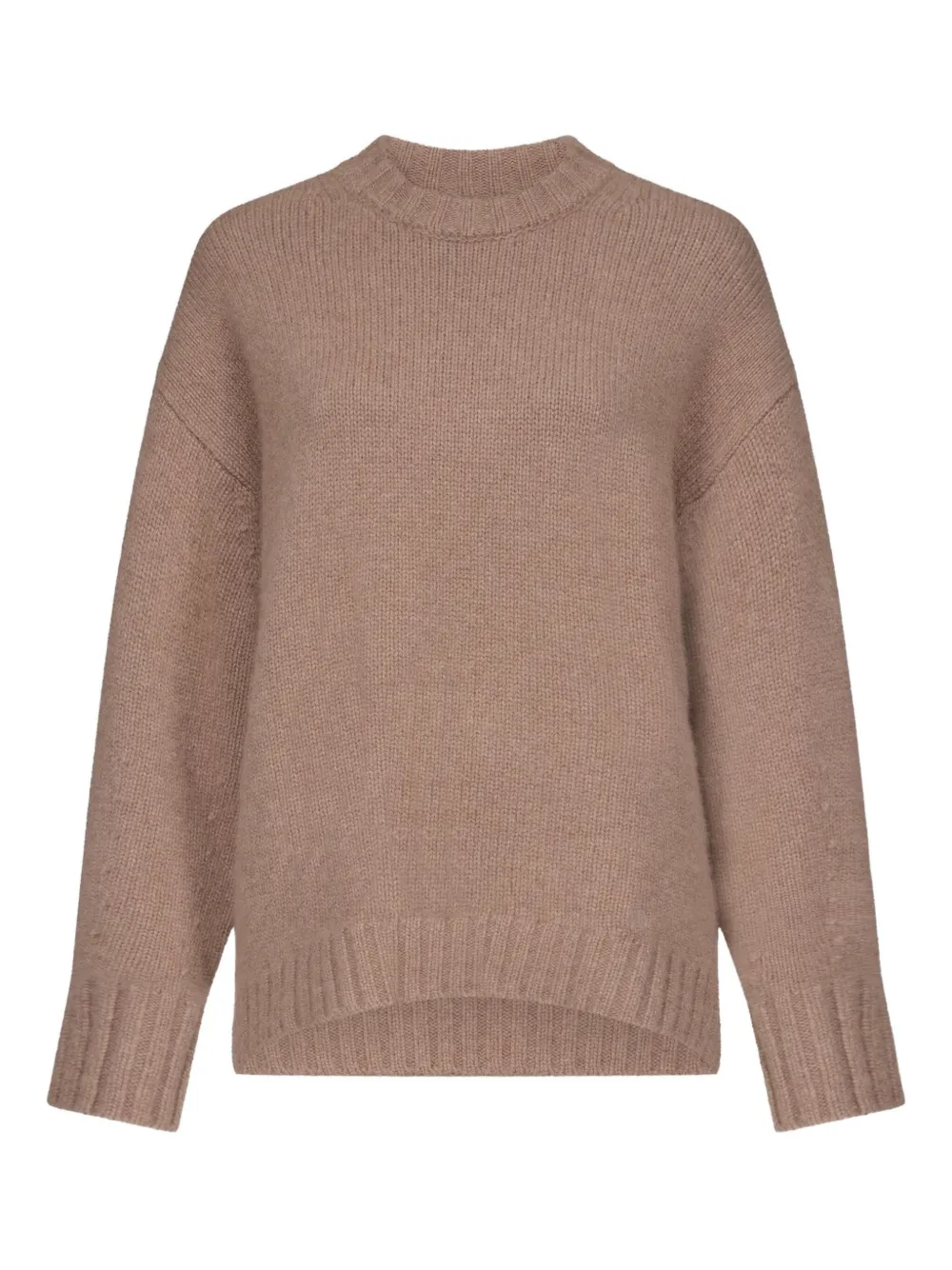 Свитер Tino с круглым вырезом LouLou de Saison, коричневый 
Свитер Tino с круглым вырезом LouLou de Saison, коричневый