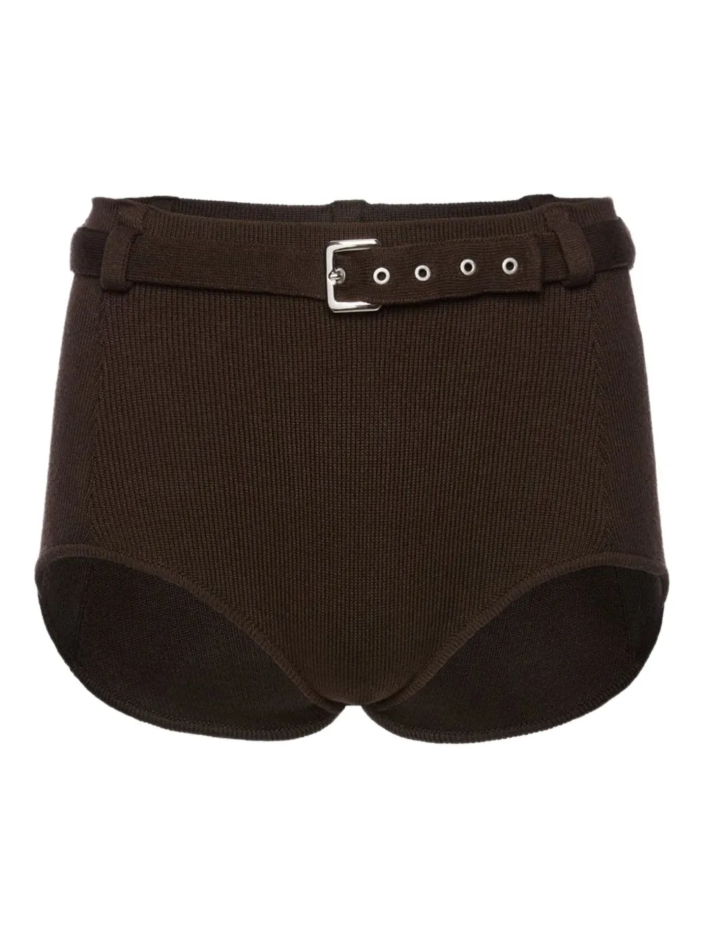 Шорты в рубчик с поясом Magda Butrym, коричневый
Шорты в рубчик с поясом Magda Butrym, коричневый