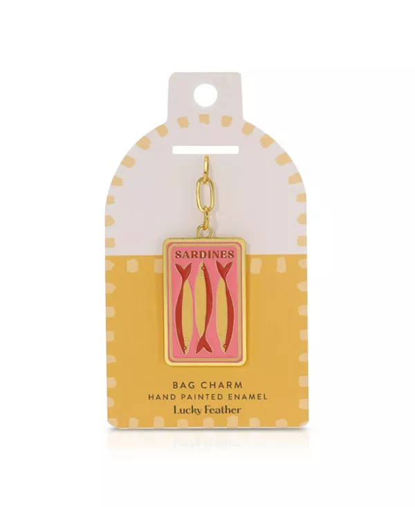 Эмалевая подвеска на сумку Lucky Feather, sardines
Эмалевая подвеска на сумку Lucky Feather, sardines