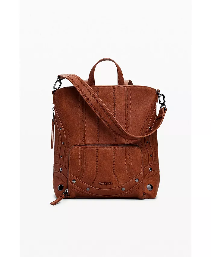 Женский рюкзак Medium с вышивкой Desigual, коричневый/бежевый
Женский рюкзак Medium с вышивкой Desigual, коричневый/бежевый