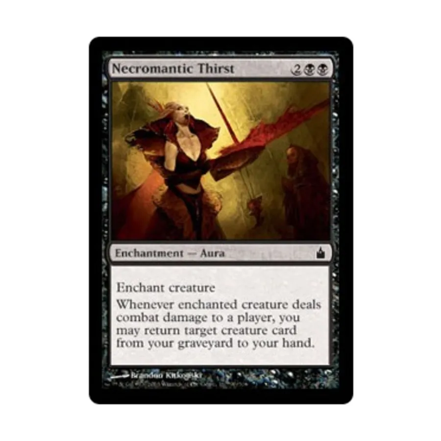 CCG Некромантическая жажда (С), MTG - Ravnica
CCG Некромантическая жажда (С), MTG - Ravnica