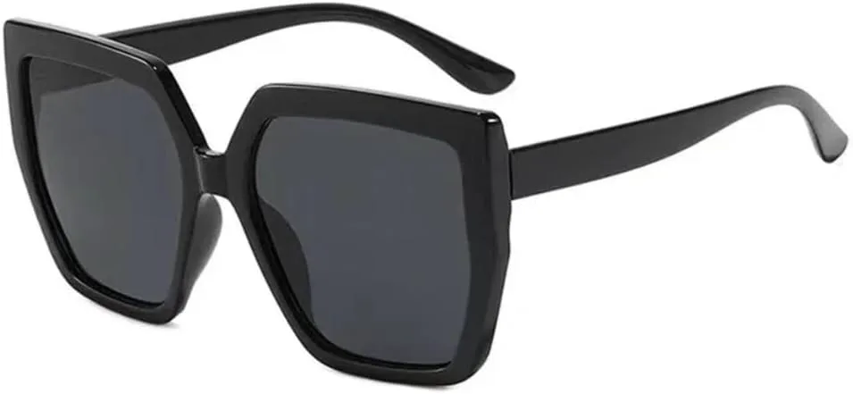 Винтажные солнцезащитные очки большого размера для женщин и мужчин, классическая крупная оправа, модные, с защитой от УФ-излучения UV400 TVTBBVV, Black Black
Винтажные солнцезащитные очки большого размера для женщин и мужчин, классическая крупная оправа, модные, с защитой от УФ-излучения UV400 TVTBBVV, Black Black