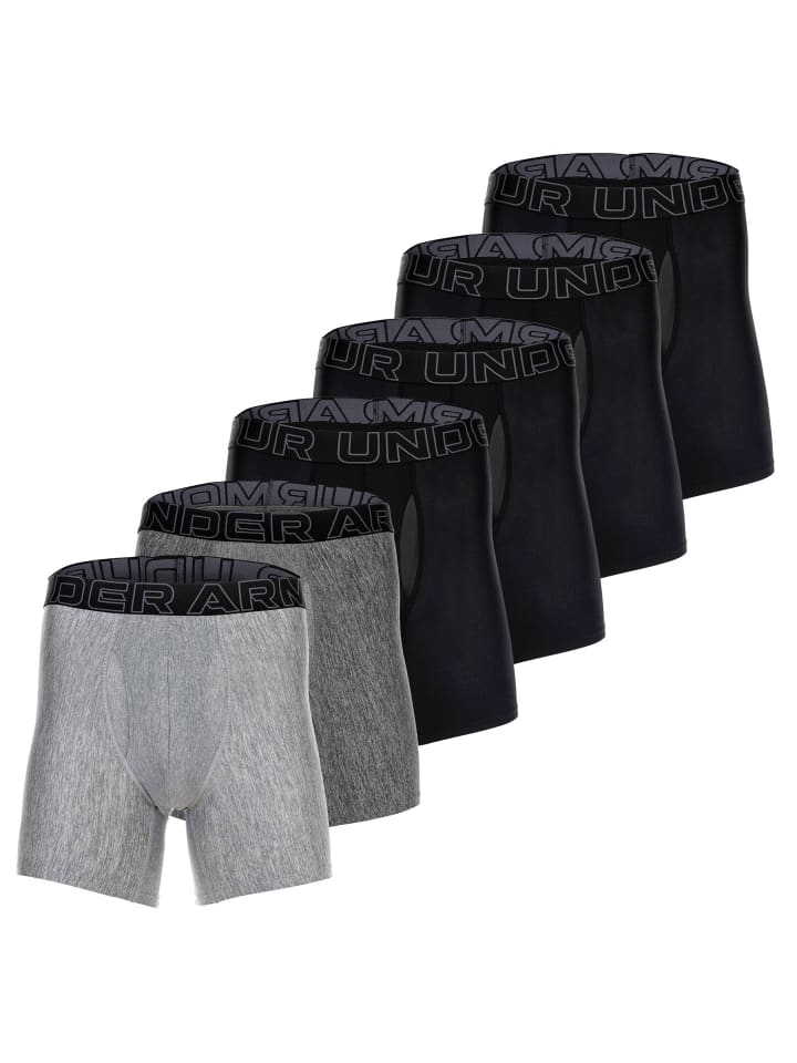 Боксерские трусы Under Armour, цвет schwarz/schwarz/grau
Боксерские трусы Under Armour, цвет schwarz/schwarz/grau