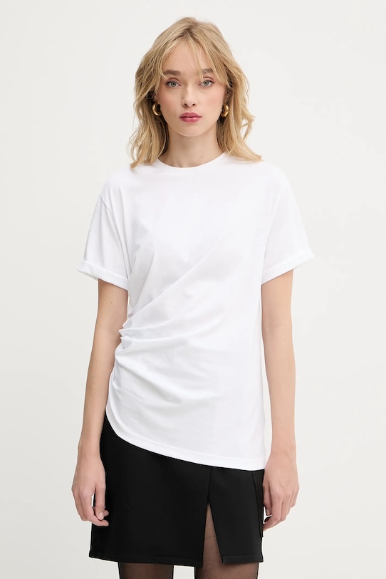 Хлопковая футболка Victoria Beckham, белый
Хлопковая футболка Victoria Beckham, белый