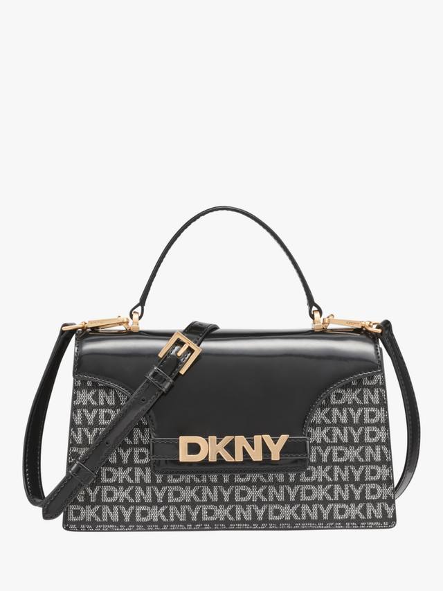 Сумка-клатч Avril Leather Flap DKNY, Black Logo/ Black
Сумка-клатч Avril Leather Flap DKNY, Black Logo/ Black