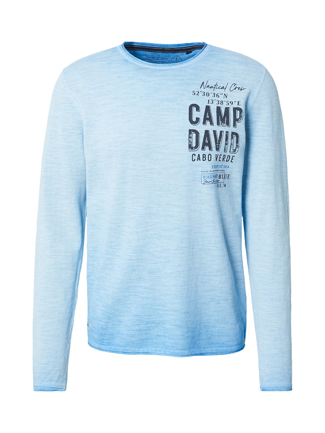 CAMP DAVID Свитер в светло-голубом цвете
CAMP DAVID Свитер в светло-голубом цвете