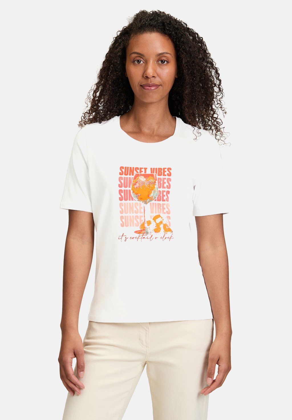 Футболка с принтом Betty Barclay, белый 
Футболка с принтом Betty Barclay, белый