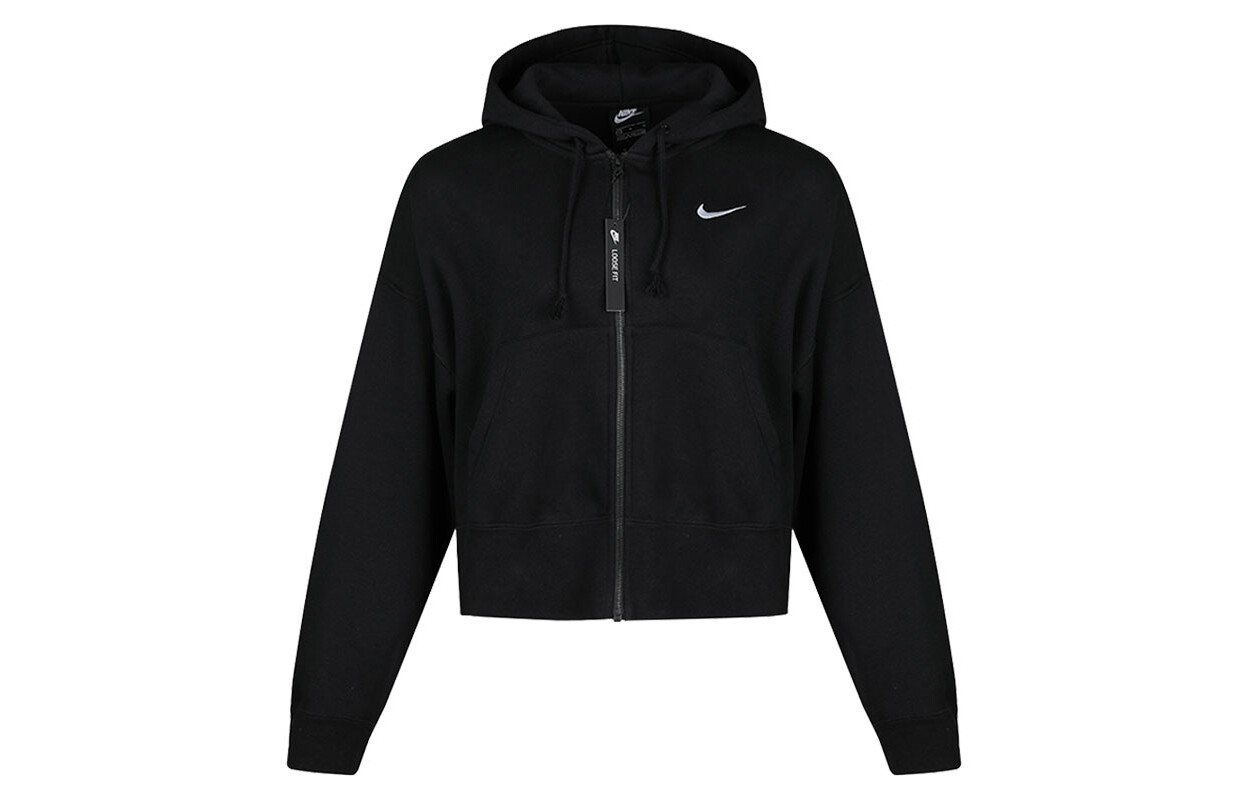 Укороченная толстовка Nike, черный
Укороченная толстовка Nike, черный