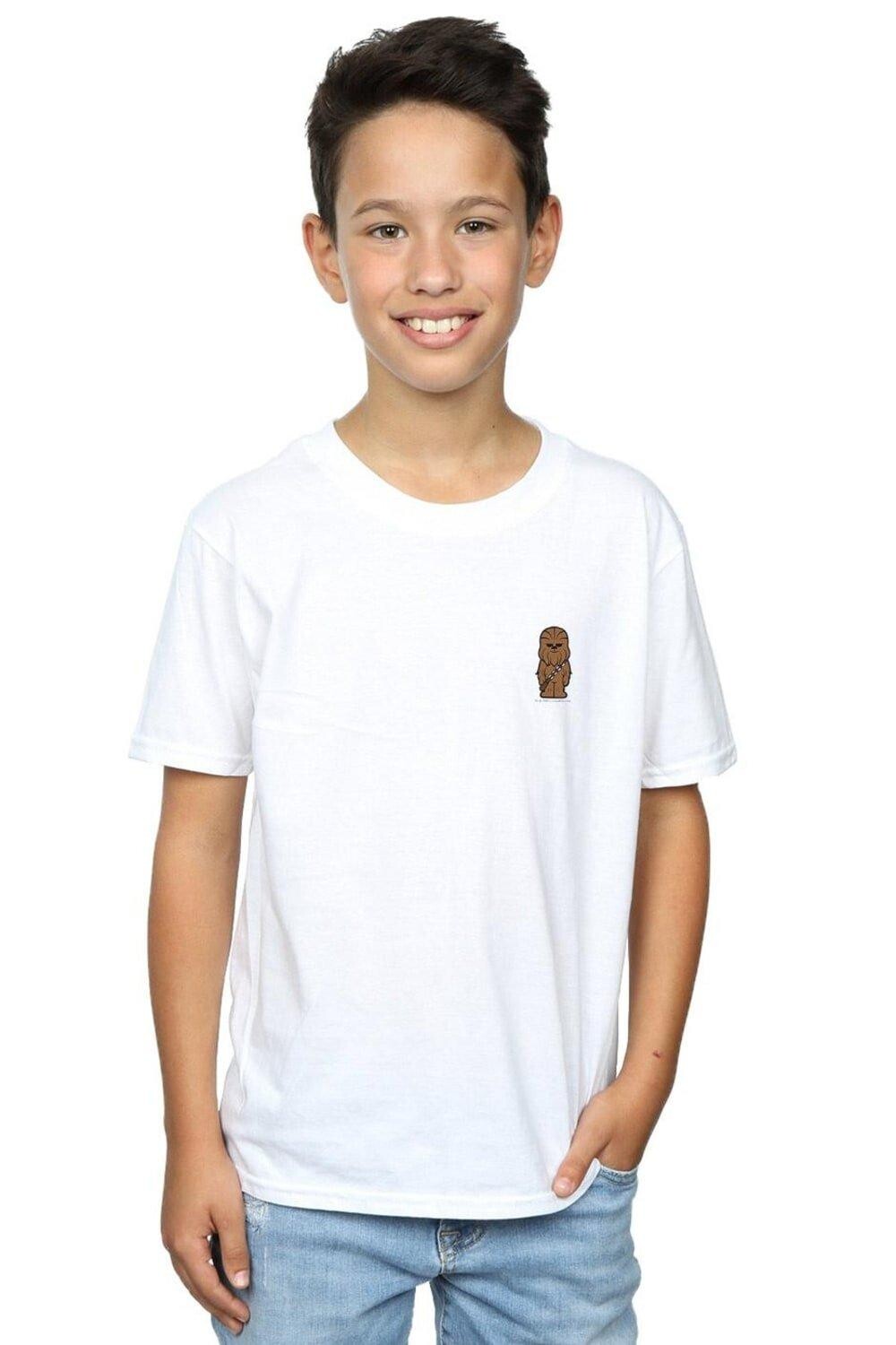 Футболка Chewbacca с принтом на груди Star Wars, белый 
Футболка Chewbacca с принтом на груди Star Wars, белый