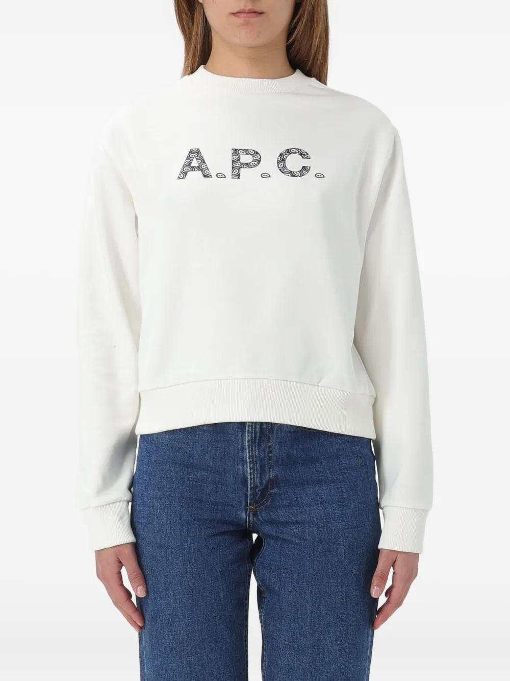 Свитшот с логотипом Patty A.P.C., белый
Свитшот с логотипом Patty A.P.C., белый
