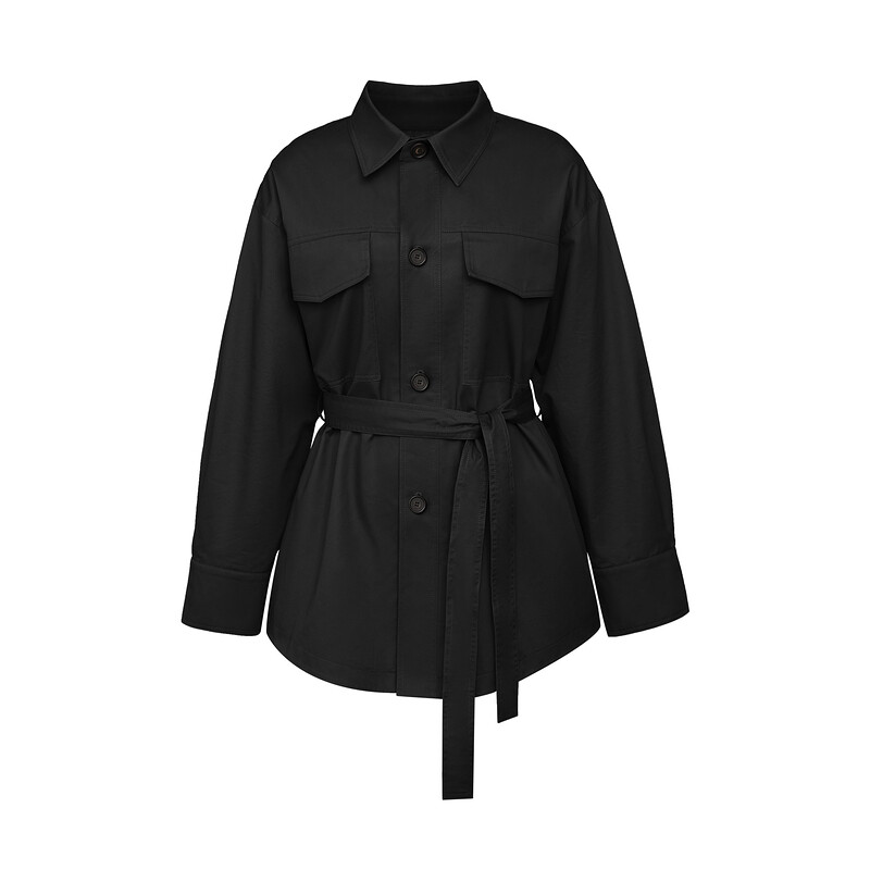 Ветровка Deep Breath с поясом, хаки 
Ветровка Deep Breath с поясом, хаки