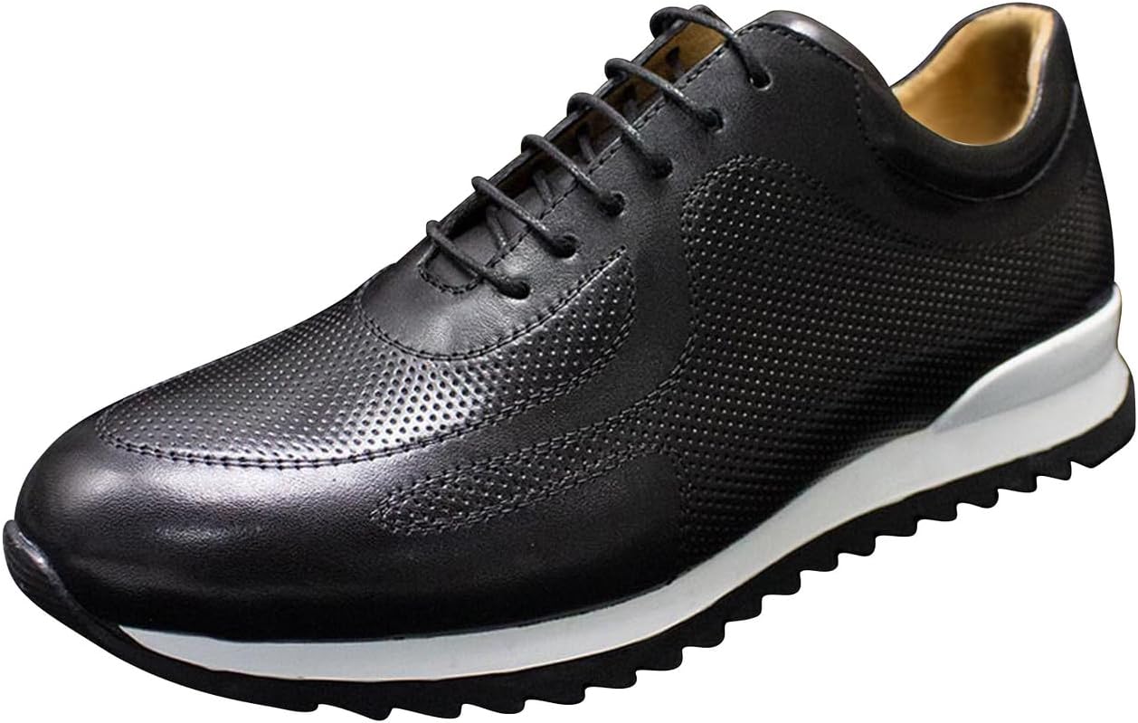 Кроссовки Santimon Athletic для мужчин, повседневная обувь, модные и комфортные для прогулок, современные дышащие из натуральной кожи, плоские оксфорды, туфли смокинг, деловая повседневная обувь дерби для мужчин, черный
Кроссовки Santimon Athletic для мужчин, повседневная обувь, модные и комфортные для прогулок, современные дышащие из натуральной кожи, плоские оксфорды, туфли смокинг, деловая повседневная обувь дерби для мужчин, черный