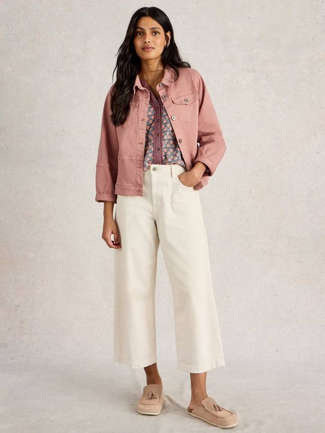 Джинсовая куртка camille White Stuff, розовый
Джинсовая куртка camille White Stuff, розовый