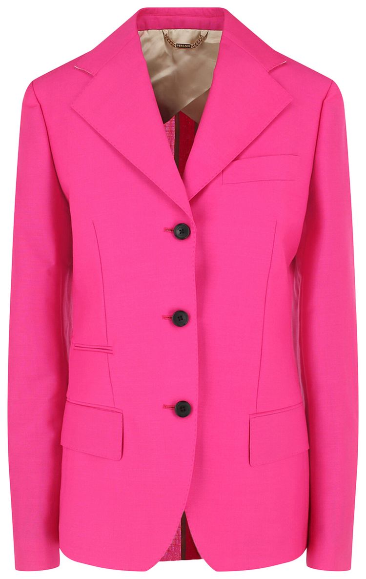 Блейзер Versace из мохеровой смеси, розовый
Блейзер Versace из мохеровой смеси, розовый