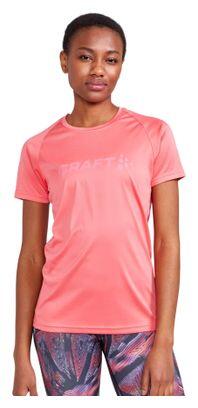 Женская джерси с короткими рукавами Craft Core Essence с логотипом розового цвета
Женская джерси с короткими рукавами Craft Core Essence с логотипом розового цвета