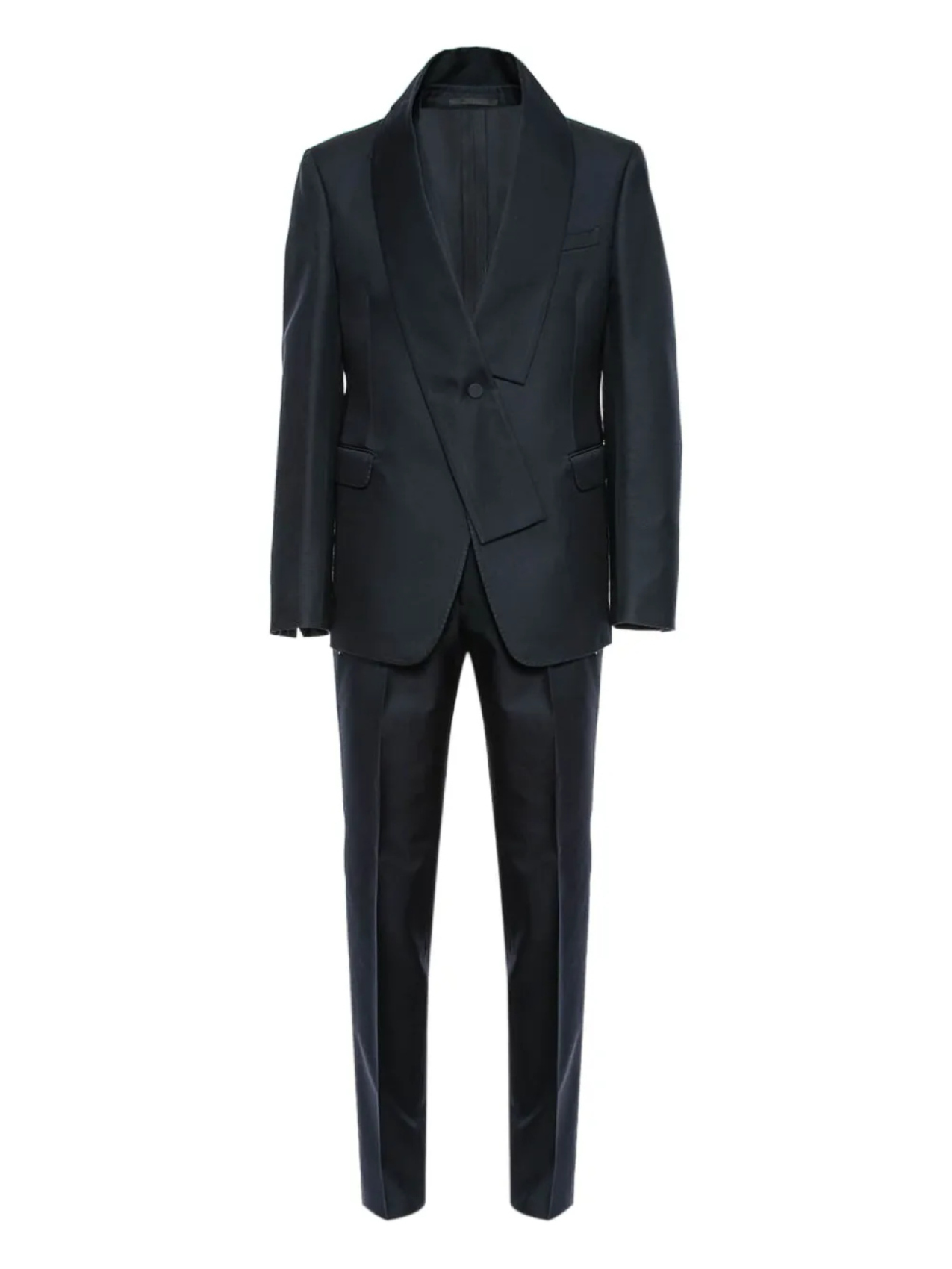 Однобортный костюм с шалевыми лацканами Valentino Garavani, синий
Однобортный костюм с шалевыми лацканами Valentino Garavani, синий