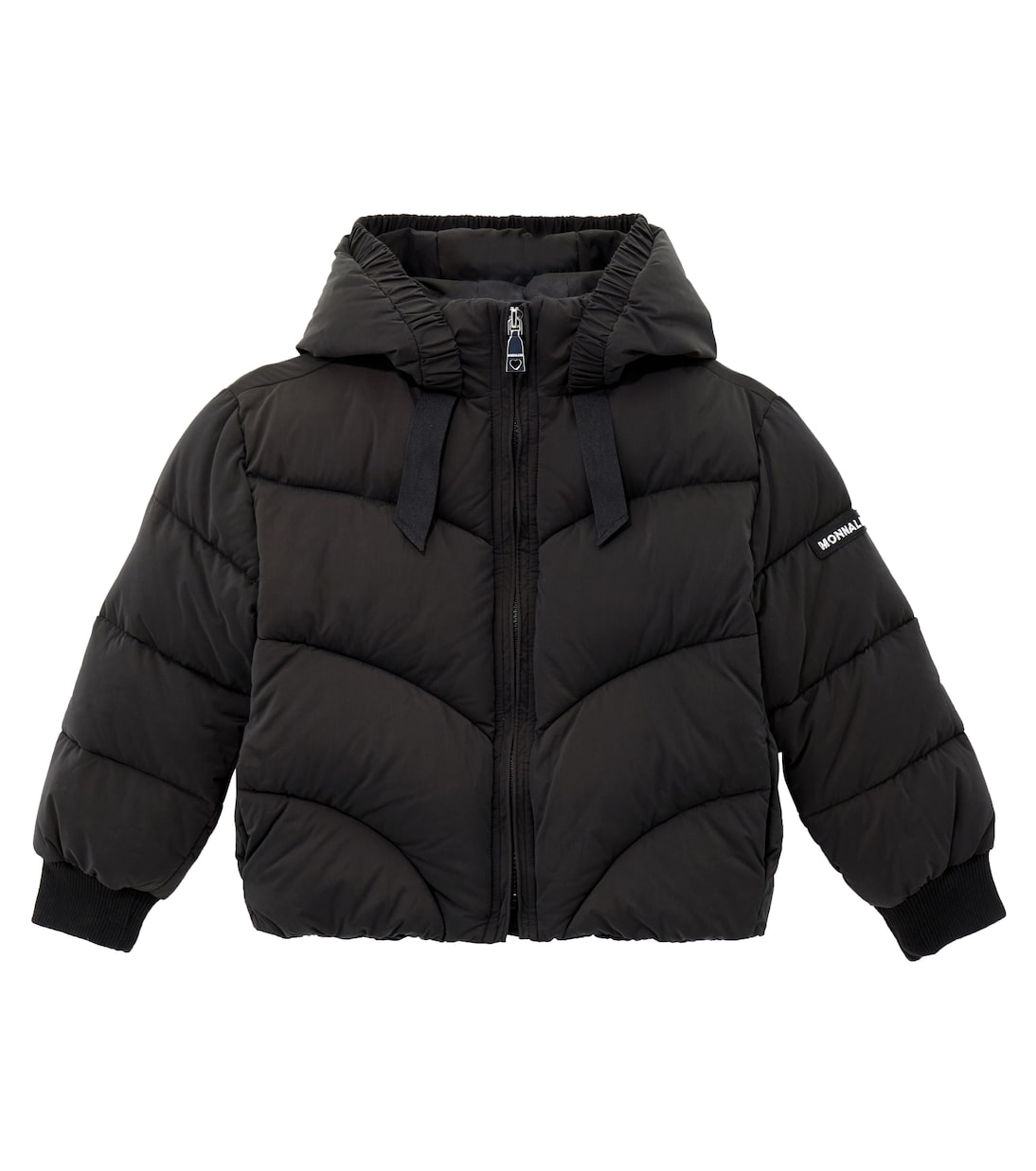 Стеганая пуховая куртка Monnalisa, черный
Стеганая пуховая куртка Monnalisa, черный