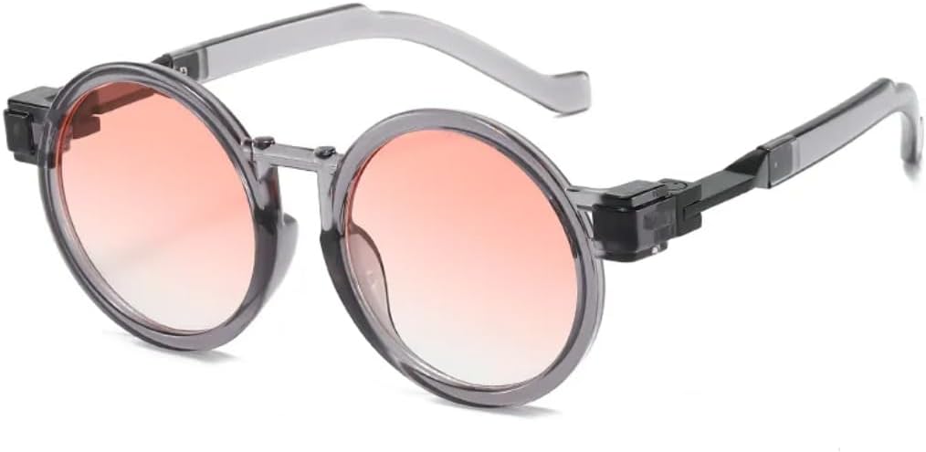 Круглые женские солнцезащитные очки в стиле стимпанк, защита от УФ-излучения UV400, модные мужские солнцезащитные очки оранжево-синего цвета с прозрачной градиентной оправой UUPTTPL, Grey Pink Gradient
Круглые женские солнцезащитные очки в стиле стимпанк, защита от УФ-излучения UV400, модные мужские солнцезащитные очки оранжево-синего цвета с прозрачной градиентной оправой UUPTTPL, Grey Pink Gradient