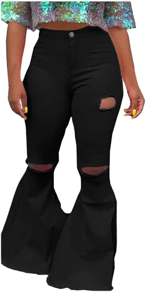 WUAI Женские джинсы Bell Bottoms классические с высокой талией и расклешенным низом Plus Size WUAI-Women
WUAI Женские джинсы Bell Bottoms классические с высокой талией и расклешенным низом Plus Size WUAI-Women