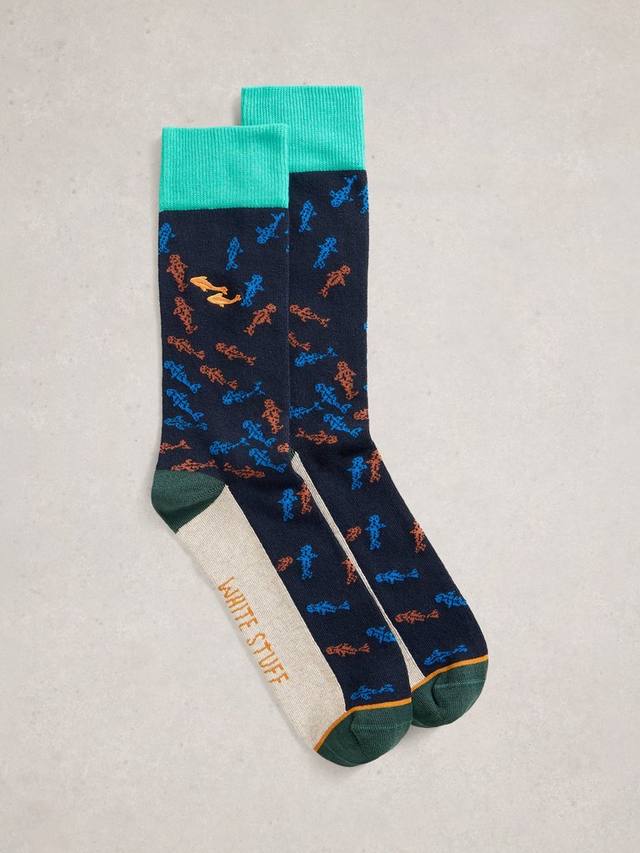 Вышитые носки Shark из хлопковой смеси White Stuff, Navy/Multi
Вышитые носки Shark из хлопковой смеси White Stuff, Navy/Multi