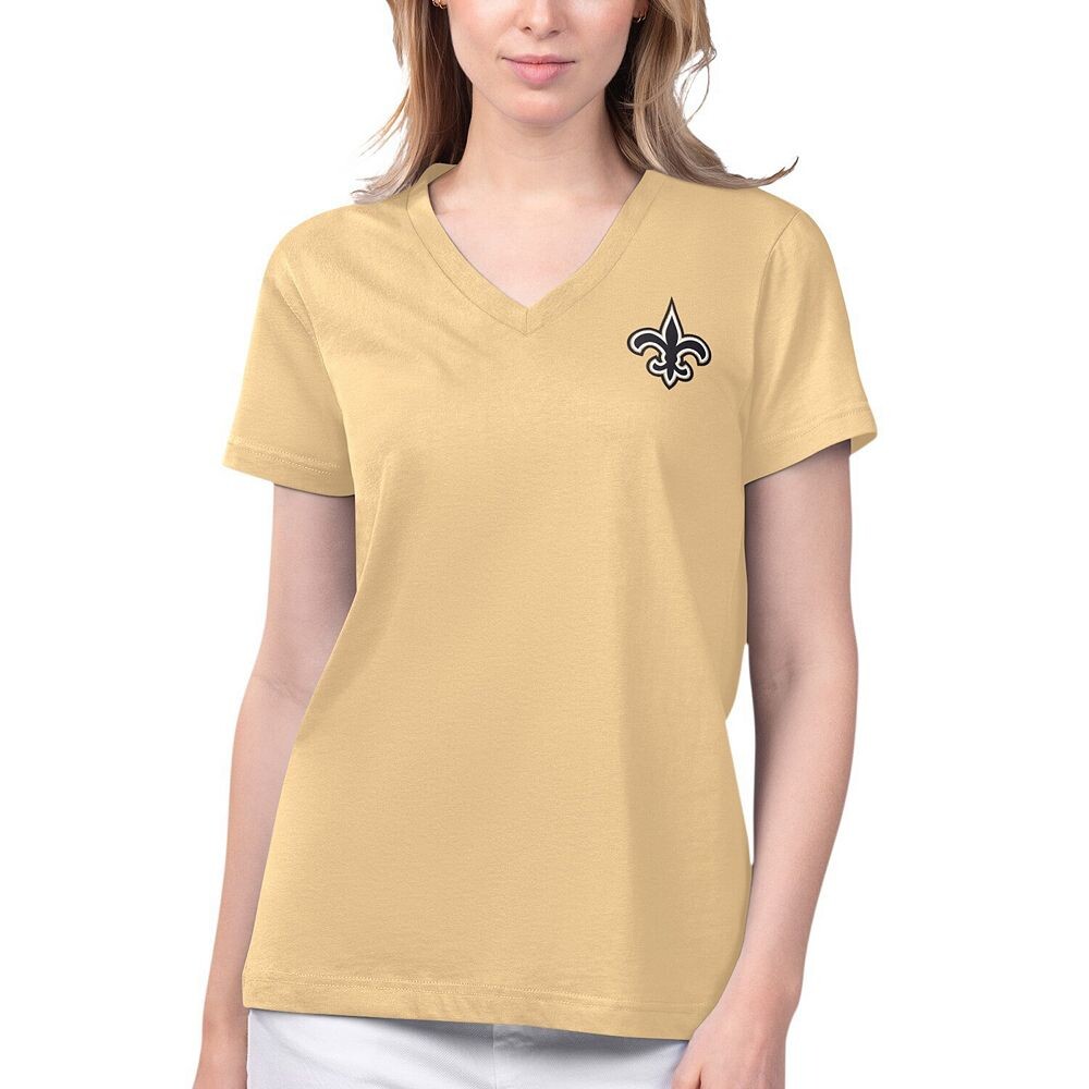 Женская футболка Margaritaville Gold New Orleans Saints Game Time с v-образным вырезом, цвет Snt Gold 
Женская футболка Margaritaville Gold New Orleans Saints Game Time с v-образным вырезом, цвет Snt Gold