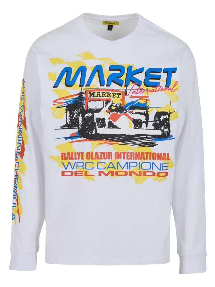 Рубашка с длинным рукавом Market, белый
Рубашка с длинным рукавом Market, белый