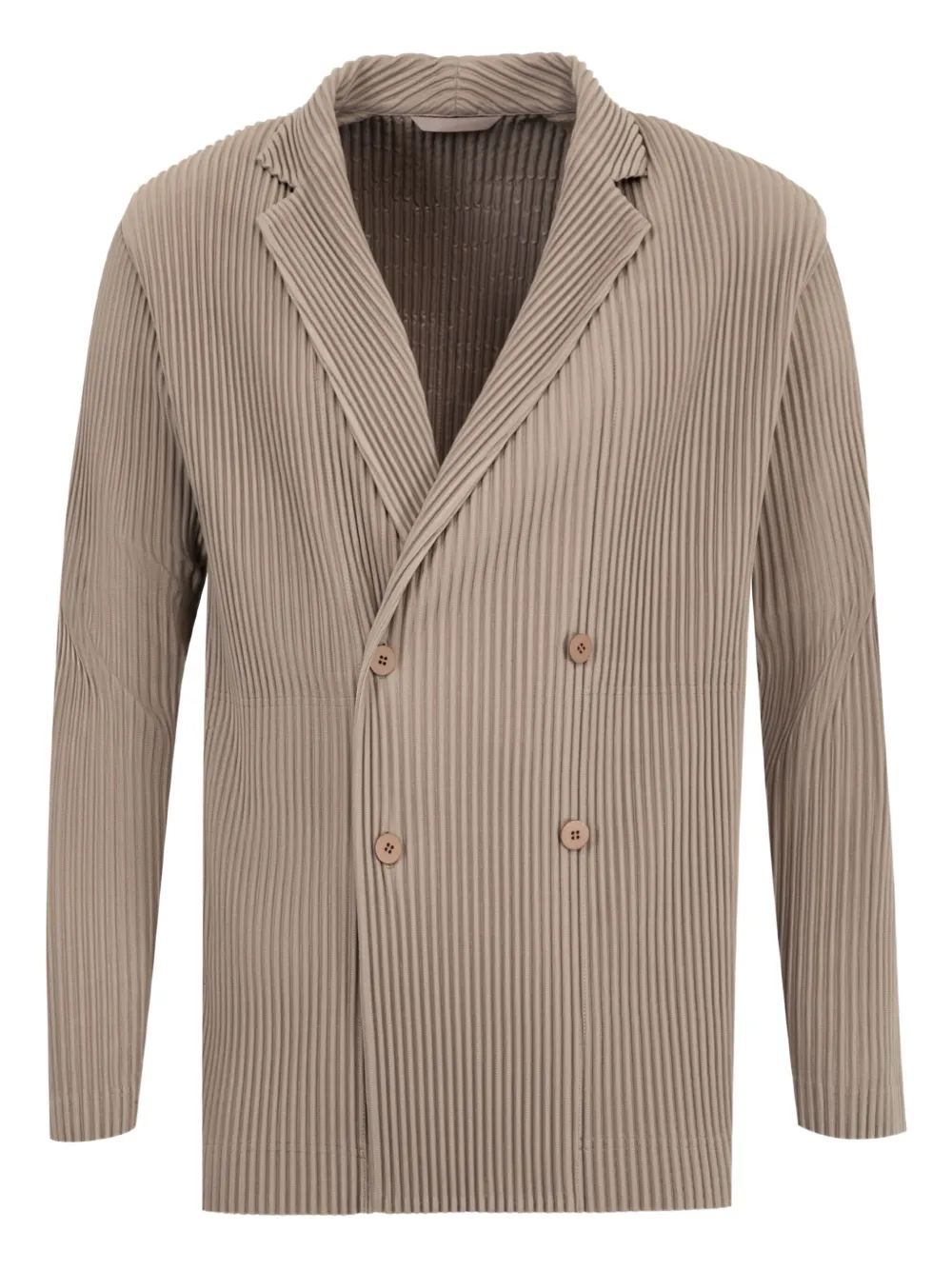 Двубортный пиджак со складками Issey Miyake, коричневый
Двубортный пиджак со складками Issey Miyake, коричневый