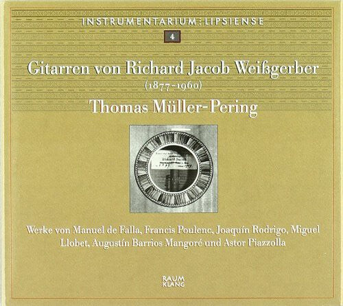 CD диск Falla / Poulenc / Rodrigo / Muller-Pering: Guitars of Richard Jacob Weissgerber
CD диск Falla / Poulenc / Rodrigo / Muller-Pering: Guitars of Richard Jacob Weissgerber