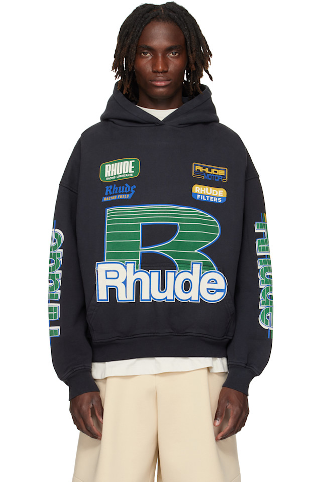 Дорожная гоночная толстовка Rhude, черный
Дорожная гоночная толстовка Rhude, черный