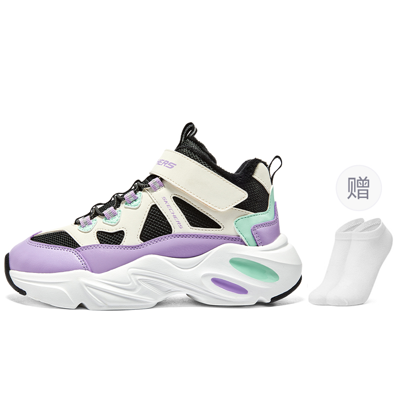 Skechers Kids Детские беговые кроссовки Mid top для девочек, Slip Resistant, Abrasion Resistant, Thermal, черно-бело-фиолетовые
Skechers Kids Детские беговые кроссовки Mid top для девочек, Slip Resistant, Abrasion Resistant, Thermal, черно-бело-фиолетовые