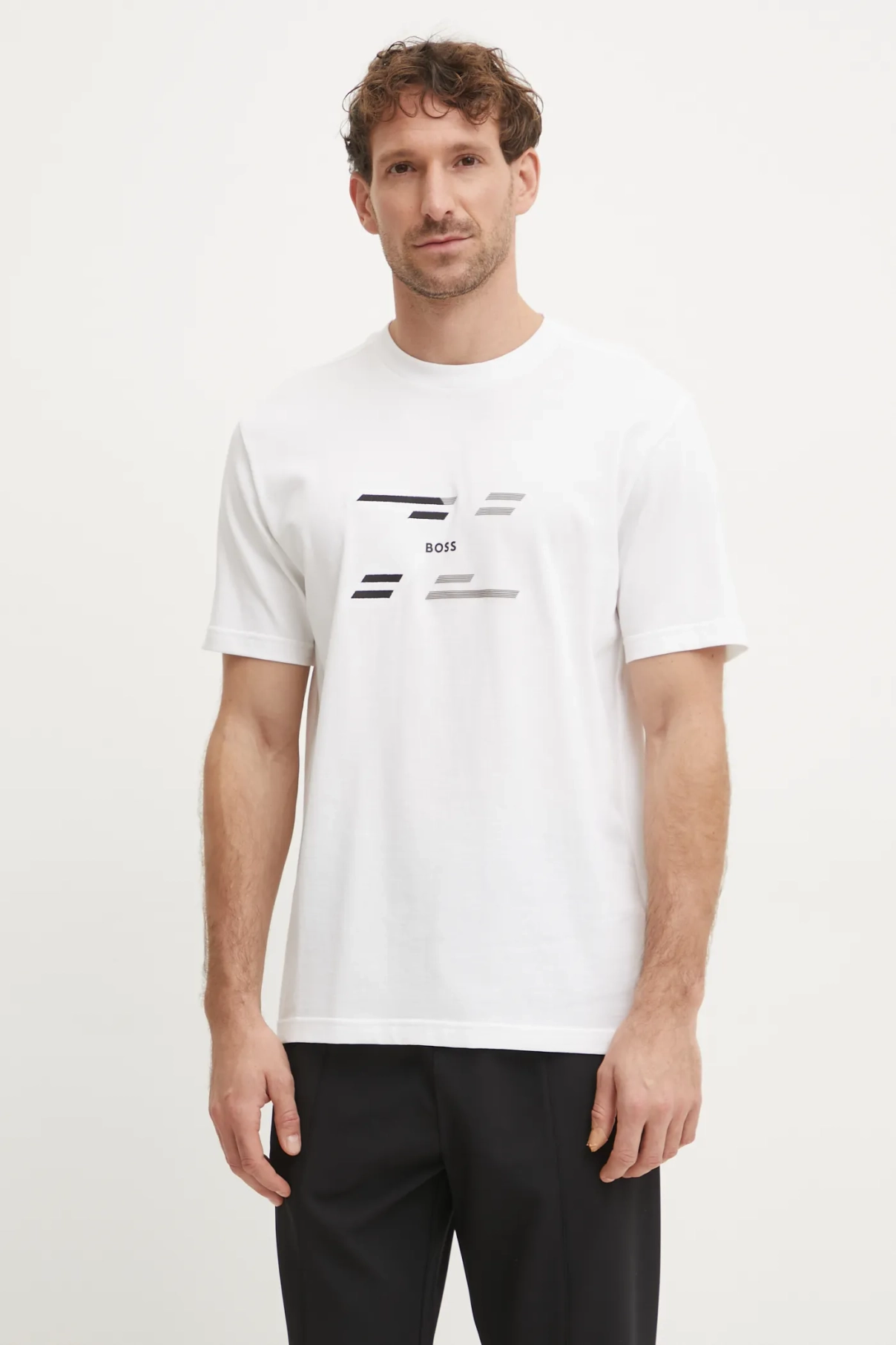 Хлопковая футболка Boss Green, бежевый
Хлопковая футболка Boss Green, бежевый