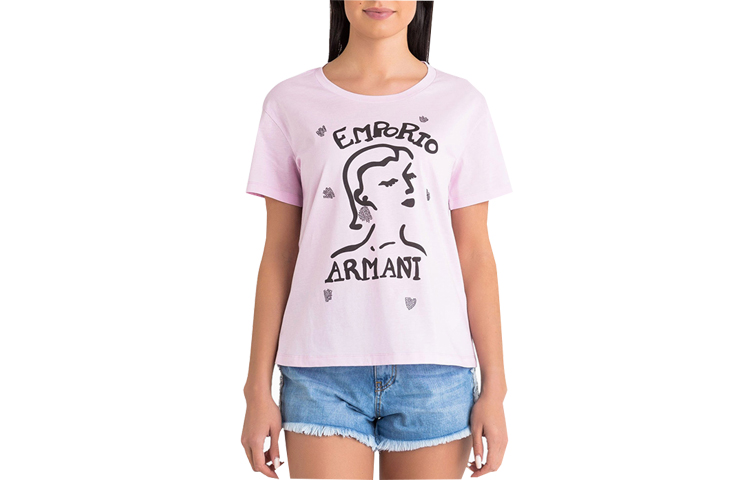 Футболка женская светло-розовая EMPORIO ARMANI
Футболка женская светло-розовая EMPORIO ARMANI