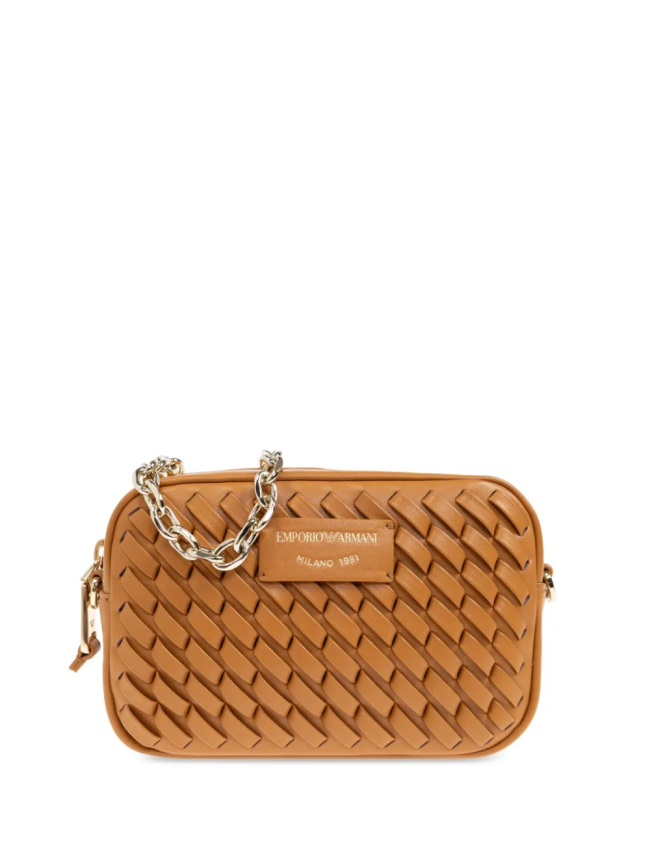Кожаная сумка через плечо Emporio Armani, коричневый
Кожаная сумка через плечо Emporio Armani, коричневый