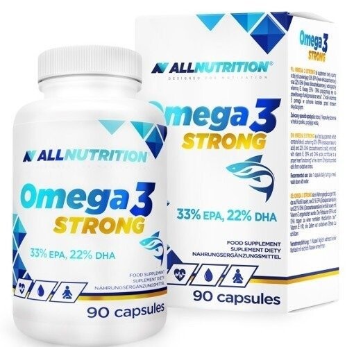 Allnutrition, Omega3 Strong, 90 капсул
Allnutrition, Omega3 Strong, 90 капсул